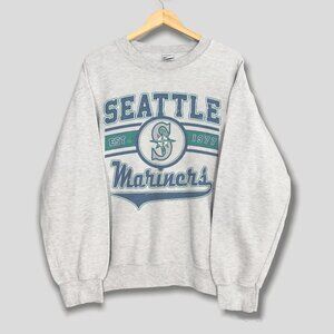 90s Vintage Seattle Mariners Baseball Sweatshirt, MLB Seattle Mariners Shirt Tee